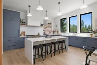 Gorgeous kitchen.