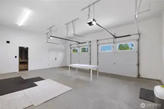 Garage on main level.