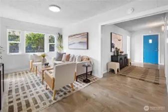 Spacious entry way