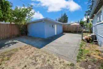 Two storage sheds