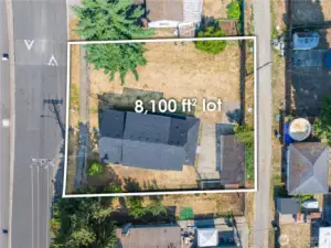 Large lot allows room for RV parking, potential ADU, or more