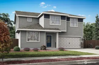 Example of the Mercer floorplan to be located at 9757 Hay St SE