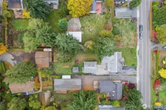 Arial photo of house/yard
