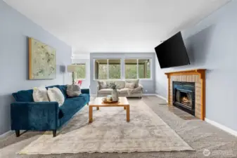 Bright windows showcase stunning territorial views.