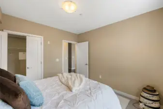 Lovely Guest Bedroom with large walk-in closet