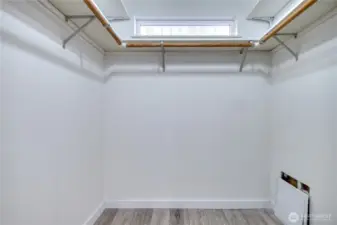 Primary Bedroom walk-in Closet