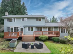 View from the back of the home.