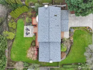 Aerial view of entire home.