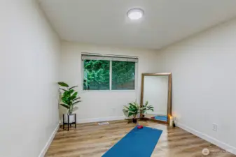 First bedroom off the main hallway.