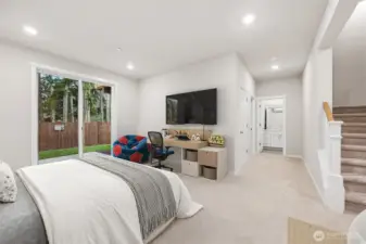 Basement bedroom or bonus room or ??? Picture for representational purposes only, colors and features may vary.