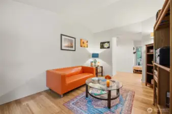 Freshly painted interior, offering a clean backdrop ready for your personal style.