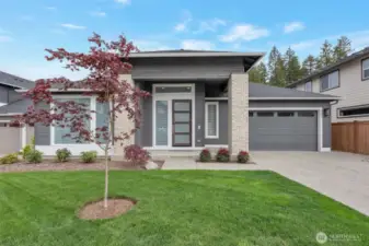 Front of Home. backs up to a greenbelt