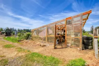 Greenhouse is included with power and water