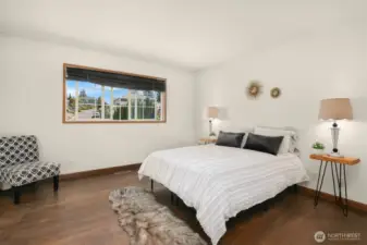 Spacious primary bedroom