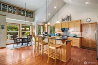 Beautiful harwood floors.