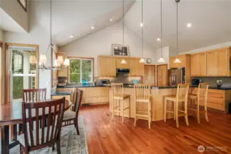 Open floor plan.
