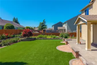 Gardener's paradise with drip watering system.