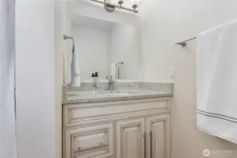 3/4 bath off first upstairs bedroom