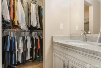 Attached 1/2 bath off 4th bedroom