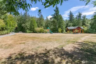 field for pets, kids, relaxing, playing ball whatever your day calls for.