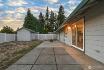 Backyard w/ Patio