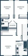 Image is a rendering   Photographs are for illustrative purposes only. Features, finishes, interior/exterior colors, landscaping and floorplan shown may vary from actual homes built.