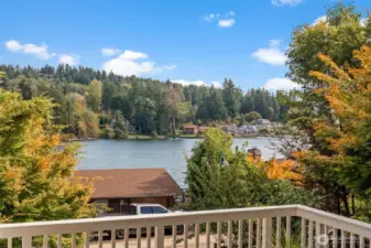 View from deck