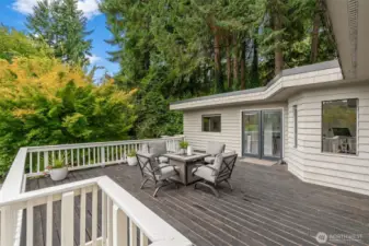 Oversized deck with views of Gig Harbor