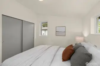 Spacious closets