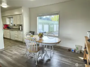 Single family with separate dining room.