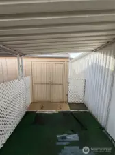 Extra large storage shed