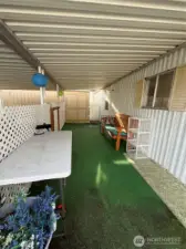 Covered patio