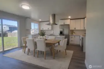 Kitchen dining area Virtual Staging