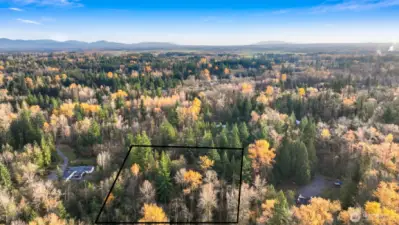 Aerial photo showing the property location. Lot lines are estimated and may not reflect actual boundaries