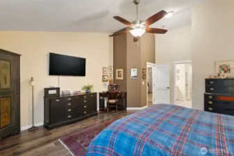 Custom paint adds to the character of this home. No carpet anywhere.