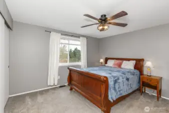 Primary bedroom on the main floor