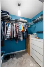 Primary walk in closet