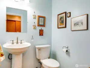 Main floor guest bathroom.