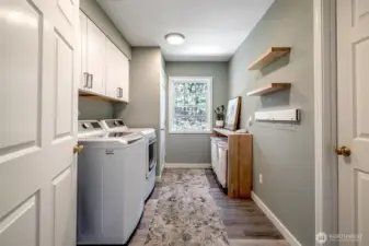 Renovated Laundry Room