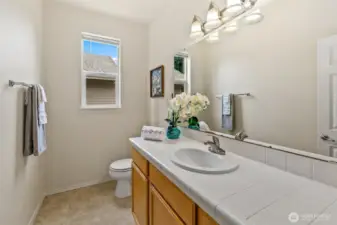 Main floor 1/2 bathroom.
