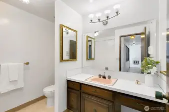 2nd bathroom on main level.