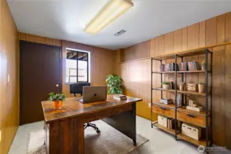 Home Office with it's own access to the lower patio.
