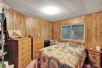 Guest bedroom will accommodate a double bed and additional furniture.
