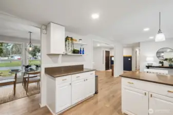 Open sightlines from the kitchen to the dining area keep everyone connected. It’s a layout that truly supports everyday living.