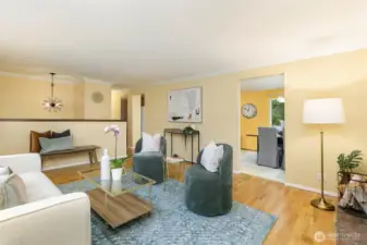 main level, beautiful hardwoods original