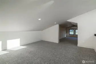 Bonus area offers space for relaxing or entertainment.