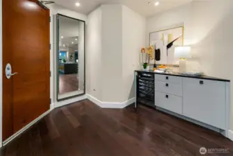 built in beverage center