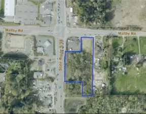 Prime location! RB (Rural Business) Zoning wraps this property providing countless opportunities.