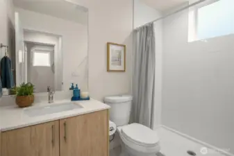 Main floor 3/4 bath.