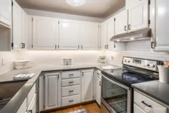 Beautifully updated kitchen.